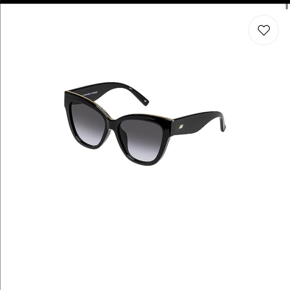 Le Specs Le Vacanze Sunglasses NWT Black - Picture 2 of 8